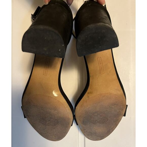 Vince Camuto Malissa Block Heels Ankle Strap Sandals Women’s Size 10M Black - Picture 10 of 10